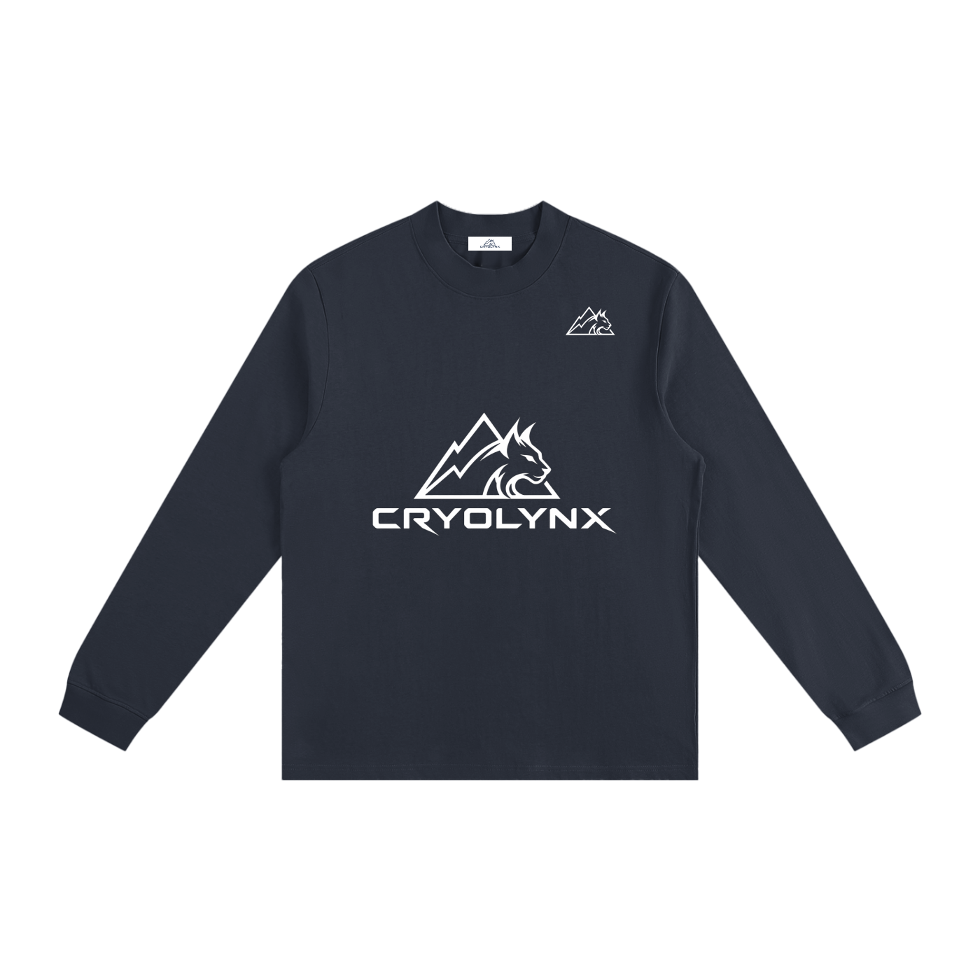 Essential Non-Shrink Mock Neck Sweatshirt