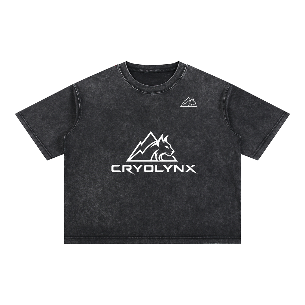 Mineral Wash Boxy Cotton T-Shirt