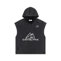 Snow Washed Boxy Hooded Tank Top