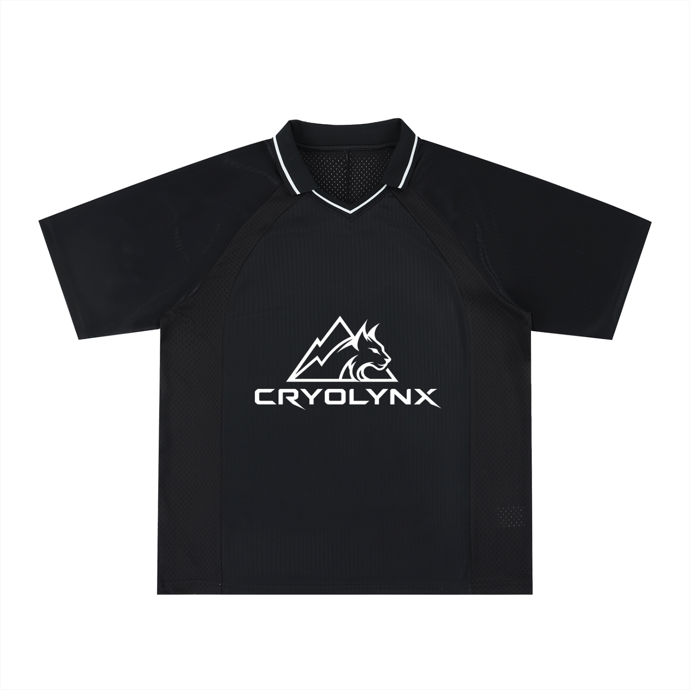 Striped V-Neck Soccer Jersey