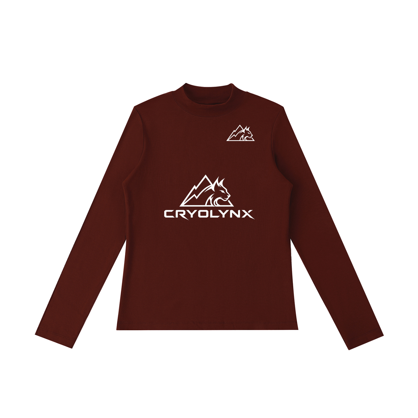 Essential Mock Neck Long Sleeve T-Shirt