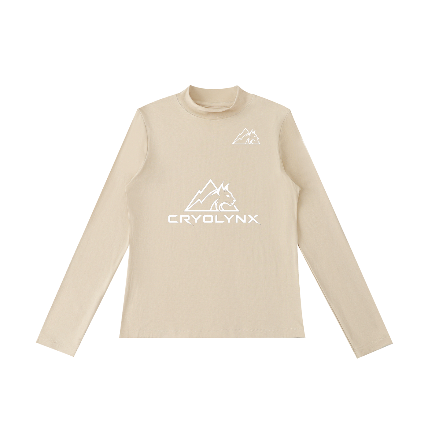 Essential Mock Neck Long Sleeve T-Shirt