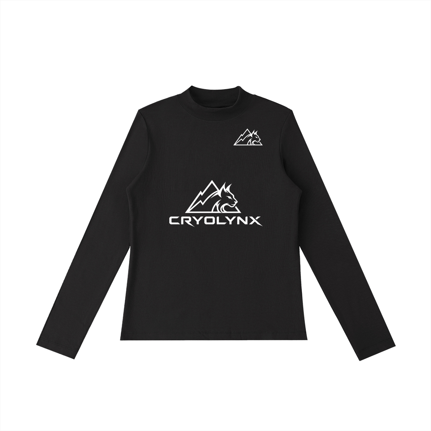 Essential Mock Neck Long Sleeve T-Shirt