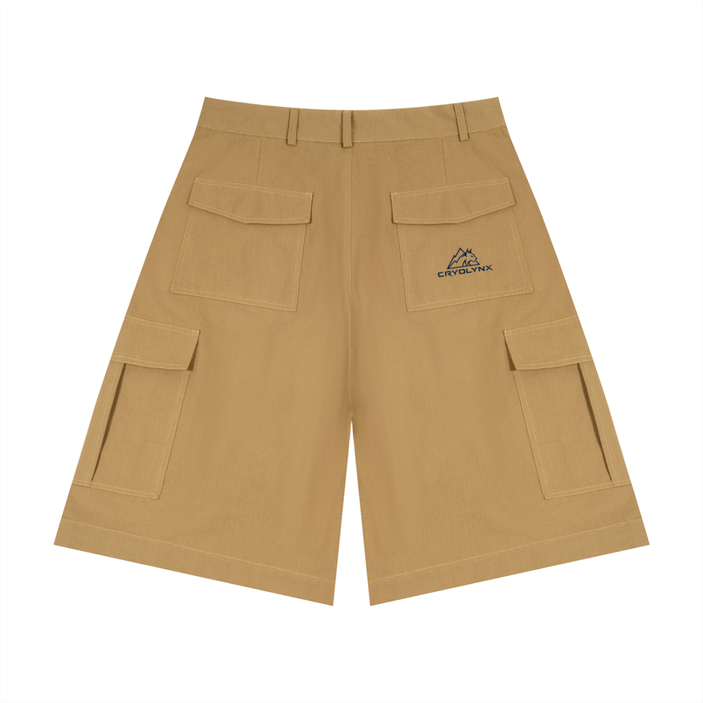 Unisex Woven Cargo Shorts