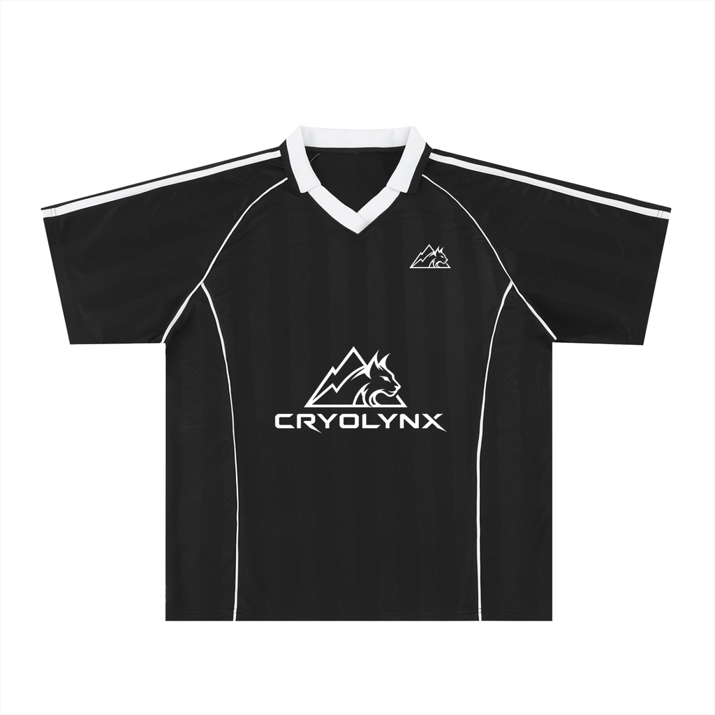 Shadow Stripe Collared Soccer Jersey