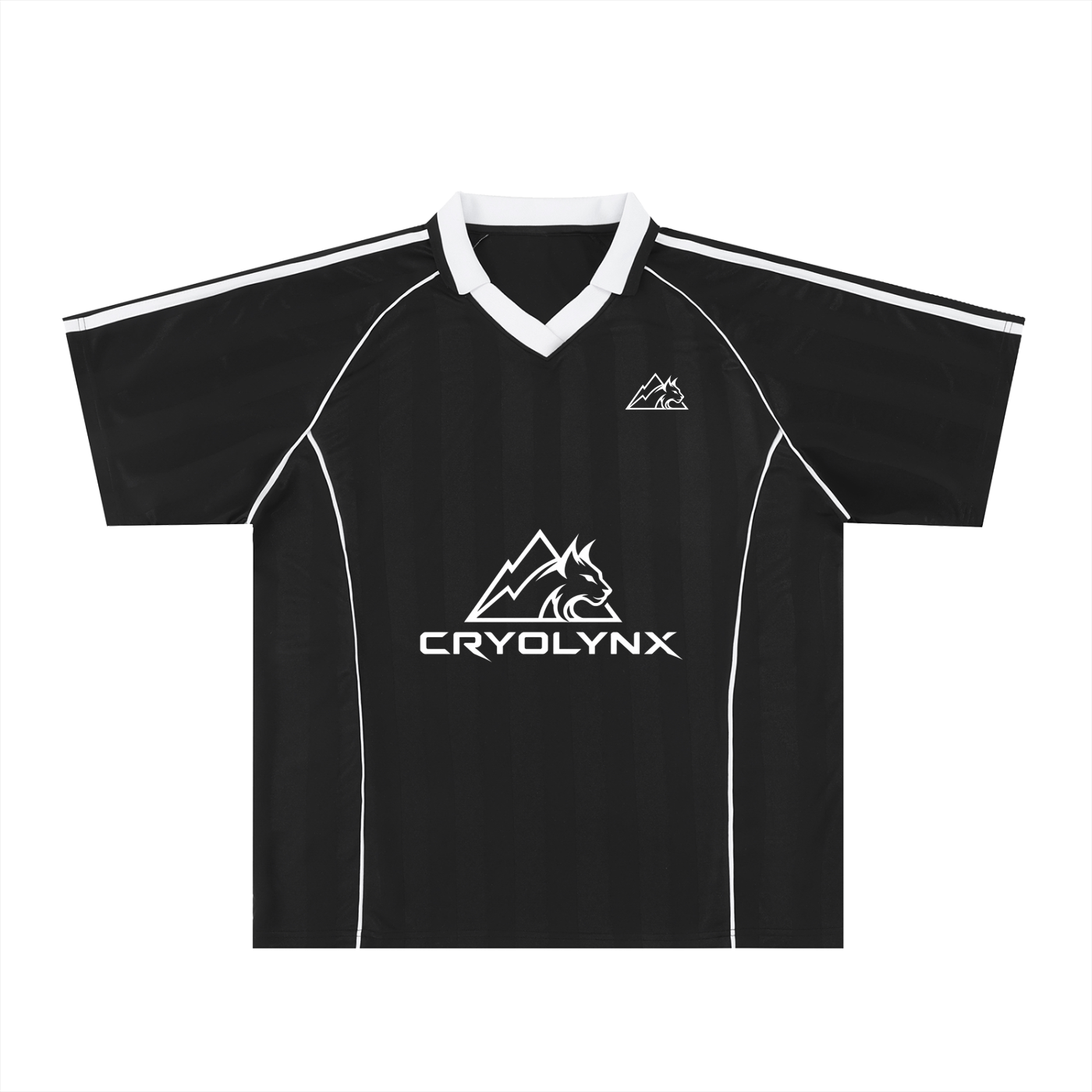 Shadow Stripe Collared Soccer Jersey