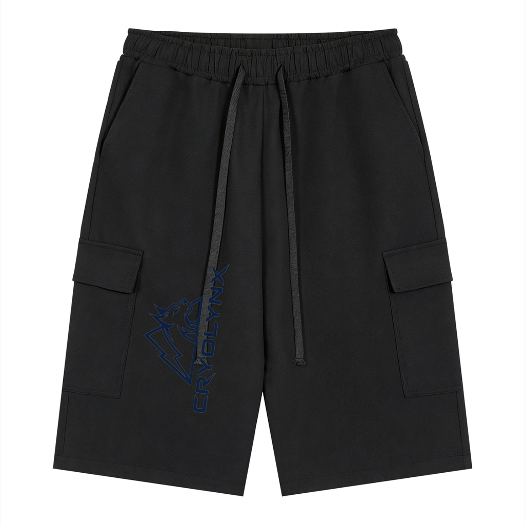 Unisex Drawstring Cargo Shorts